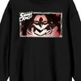 thumbnail image 3 of Shaman King Yoh Close Up Crew Neck Long Sleeve Men's Black Sweatshirt-Small, 3 of 3