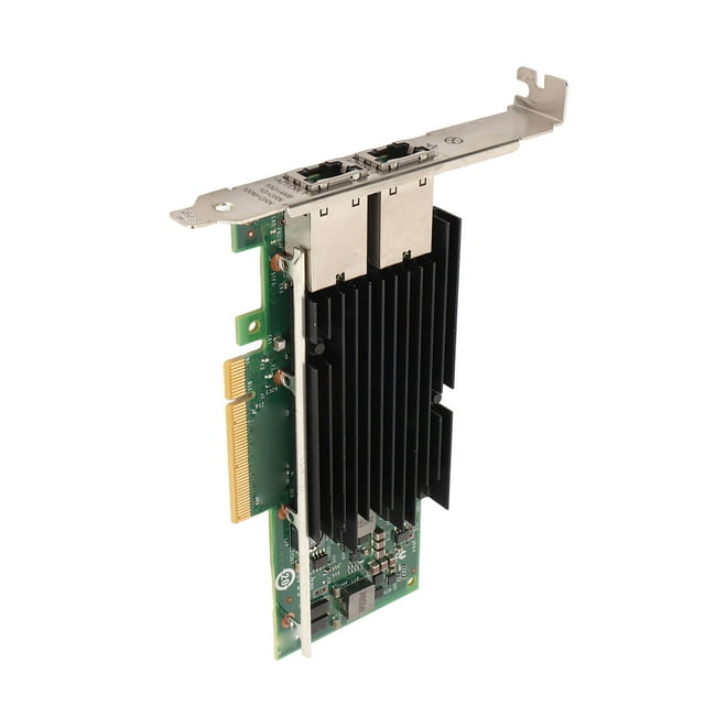 PCIe Card, Backward Compatible Dual Port RJ45 Flexible I/O Virtualization Gigabit Ethernet Card Low Power Consumption for Comfortable
