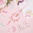 thumbnail image 4 of 1 Box 24Pcs 12 Colors Bead Bowknot Beads Bulk Colorful Pink Metal Alloy Butterfly Wings Bows Bowknots Large Loose Spacer Bead for Bracelet Jewelry Making DIY Necklace Crafts Supplies Colorful, 4 of 6