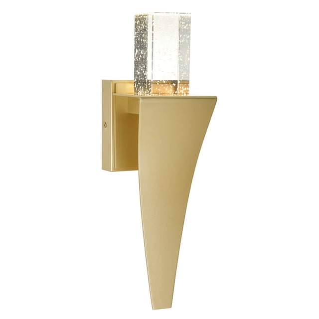 CWI Lighting Catania LED Lampe Murale Intégrée Satin Or
