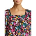 thumbnail image 6 of The Pioneer Woman Square Neck Blouse with Ruffle Sleeves, Women's, 6 of 6