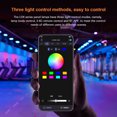 thumbnail image 4 of Lámpara de fotografía GODOX LDX50R 63W Luz LED bicolor para fotografía Panel de luz de video RGB 14 efectos de iluminación especiales CRI≥96 2500k-10000K Soporte regulable Control inalámbrico 2.4G Se, 4 of 8