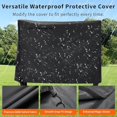 thumbnail image 3 of 4FT Firewood Rack with Zippered Waterproof Cover, Heavy-Duty Steel Wood Holder for Indoor & Outdoor Use, Patio, Backyard, Fireplace Log Storage, 3 of 7
