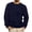 Navy, variant on Men's Long Sleeve Crew Neck Knit Sweater Classic Fit Solid Casual Pullover Top
