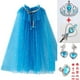 thumbnail image 2 of Chal Congelado Elsa Capa Princesa Sophia Niña Halloween Niños Vestir Fiesta De Cumpleaños cosplay Disfraz, 2 of 4