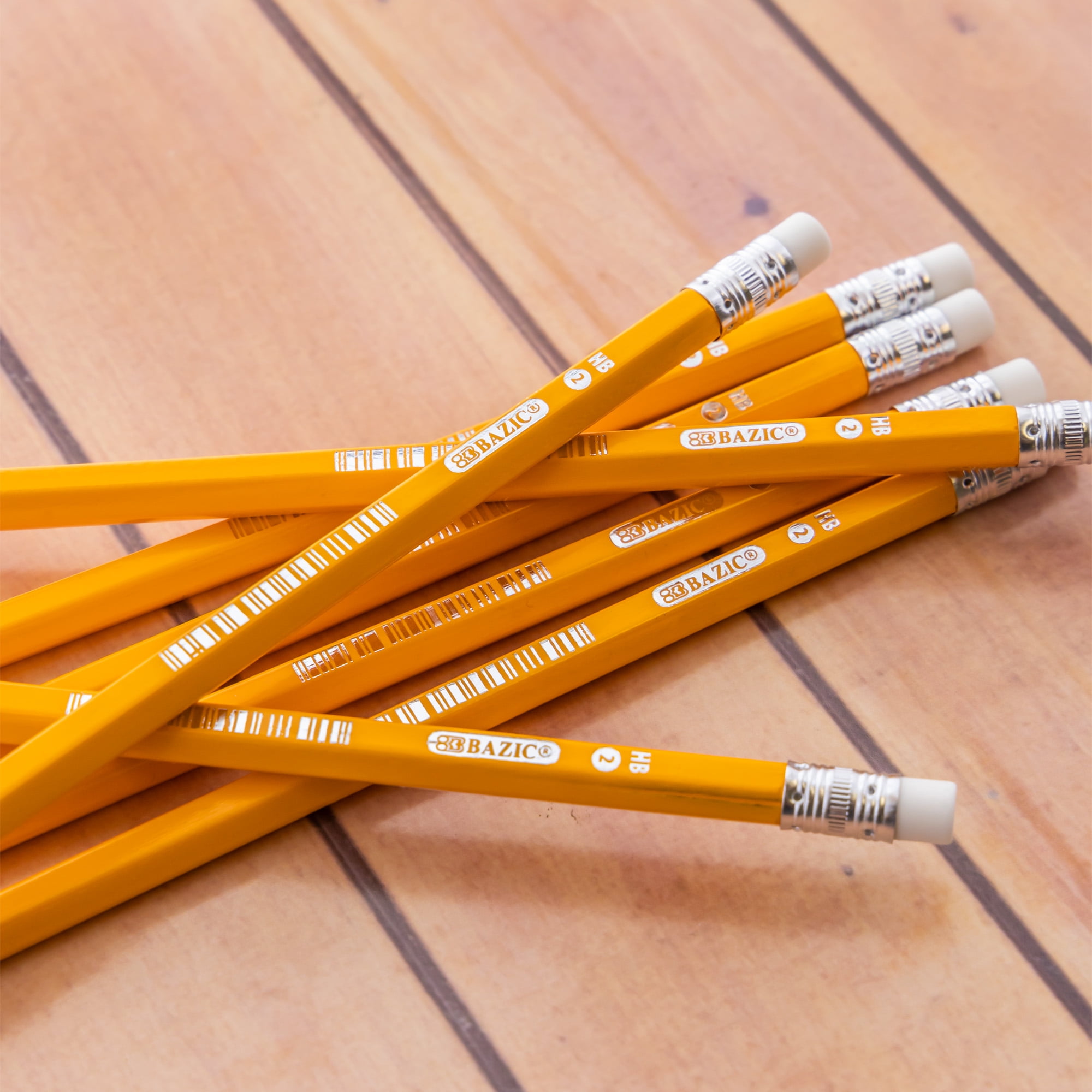 Bazic #2B Premium Wood Pencil (12/Pack)
