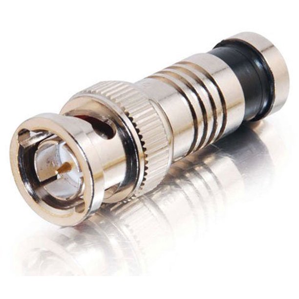 BNC Male Compression Coax Connectors RG59 Pack of 50 Pcs