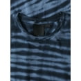 thumbnail image 3 of Ma Croix Mens Lightweight Hipster Urban Round Hemline Multicolor Tie Dye T Shirt, 3 of 6