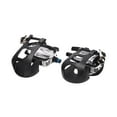 thumbnail image 2 of Pedales de bicicleta de 2x para bicicletas de ejercicios fáciles de instalar pedal de ciclismo interior resistente con jaula de los pies para piezas, 2 of 8