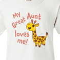 thumbnail image 4 of Inktastic My Great Aunt Loves me- cute giraffe Youth T-Shirt, 4 of 5