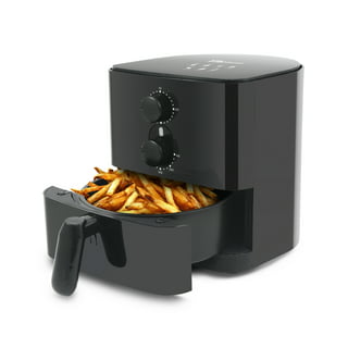 Gourmia 5-Qt Air Fryer with Dishwasher Safe Basket, Black GAF236, New, 13.1  High