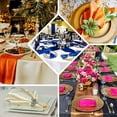 thumbnail image 5 of Efavormart 5 Pack | Gold Seamless Satin Cloth Dinner Napkins, Wrinkle Resistant | 20"x20", 5 of 10