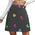 thumbnail image 2 of Polka Dots Skirt Women Balloon Dog Cute Mini Skirts High Waist Graphic Street Style Casua, 2 of 7