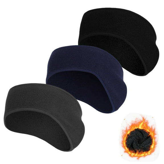Fleece Headband for Riding/Running - Windproof Warmth Ear Protection Breathable Lightweight Unisex