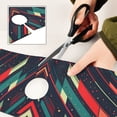 thumbnail image 6 of Yayeee Faucet Mat for Kitchen Sink 30" Diatomite Long Splash Guard Pad, Orange Abstract Lines, 6 of 7