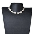 thumbnail image 6 of 10pcs Cowrie Shell Choker Necklaces Necklaces with Eco-Friendly Korean Waxed Polyester Cord 12.13 inch~26.14 inch(30.8~66.4cm), 6 of 6