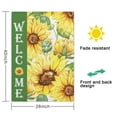 thumbnail image 5 of Spring Summer Sunflower Garden Flag 28x40 Inch Double Side for Outdoor Courtyard Garden Decor Flowers Welcome Holiday Flag for Outside Decoration, 5 of 6