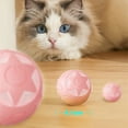 thumbnail image 3 of Pelota de juguete interactiva para gatos ZTGD, inteligente, giratoria 360 grados, automática, con luz LED, carga USB, juguete para estimular la caza del gato, 3 of 7