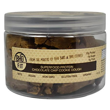 BHU Foods BHU FIT Protein Cookie Dough - Chocolate Chip / 10 (Best Vegan Cookie Dough)