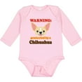 thumbnail image 3 of Inktastic Protected by a Chihuahua Boys or Girls Long Sleeve Baby Bodysuit, 3 of 5