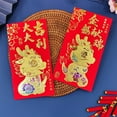 thumbnail image 4 of Chinese Red Envelopes 2024 New Year Dragon Red Envelopes Money Envelopes Red Packet Hong Bao For Spring Festival 6pcs, 4 of 5