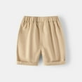 thumbnail image 5 of Kkkded Toddler Kids Boys Shorts Summer Cotton Lounging Shorts Baby Casual Pants with Pockets for 1-7Y, 5 of 8