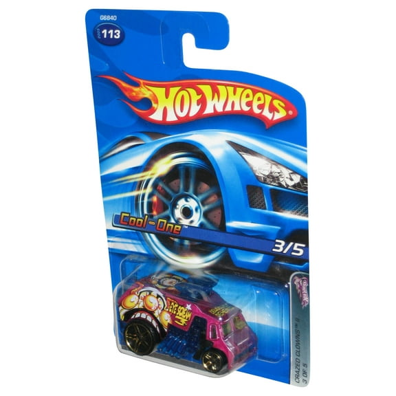 Hot Wheels Crazed Clowns II 3/5 Cool-One (2005) Mattel Purple Toy Car #113