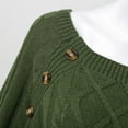 thumbnail image 4 of Tricot pour Femmes Automne Hiver Décontracté Col Carré Manches Longues Léger, 4 of 7