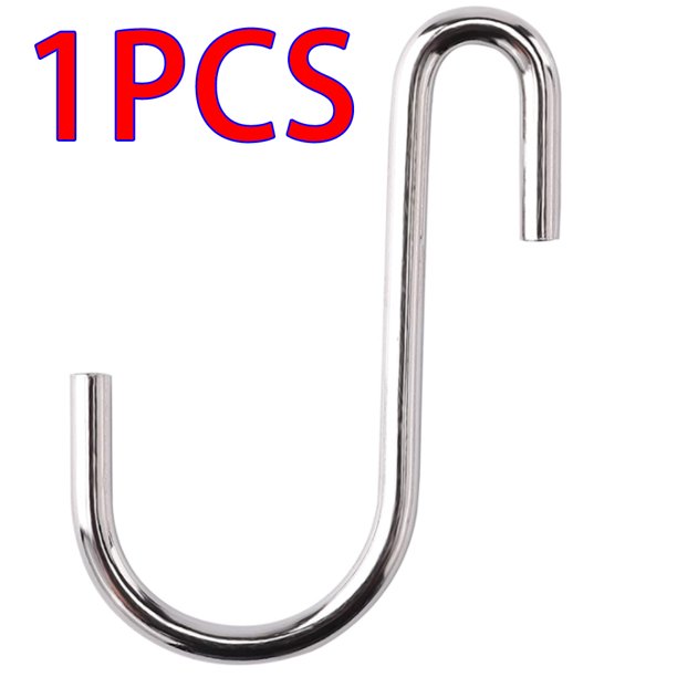 1PCS S Hook, Stainless Steel Hooks for Hanging Kitchen Utensils, Spoons