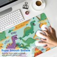 thumbnail image 4 of Long Mouse Pads for Desk,LightBlue Cartoon Dinosaurs Volcanoes Desk Mats on Top Of Desks, Desk Mouse Pad Extra Large with 3mm Non-Slip Base and Stitched Edge for Gaming,Work,Home 31.5"x11.8", 4 of 5