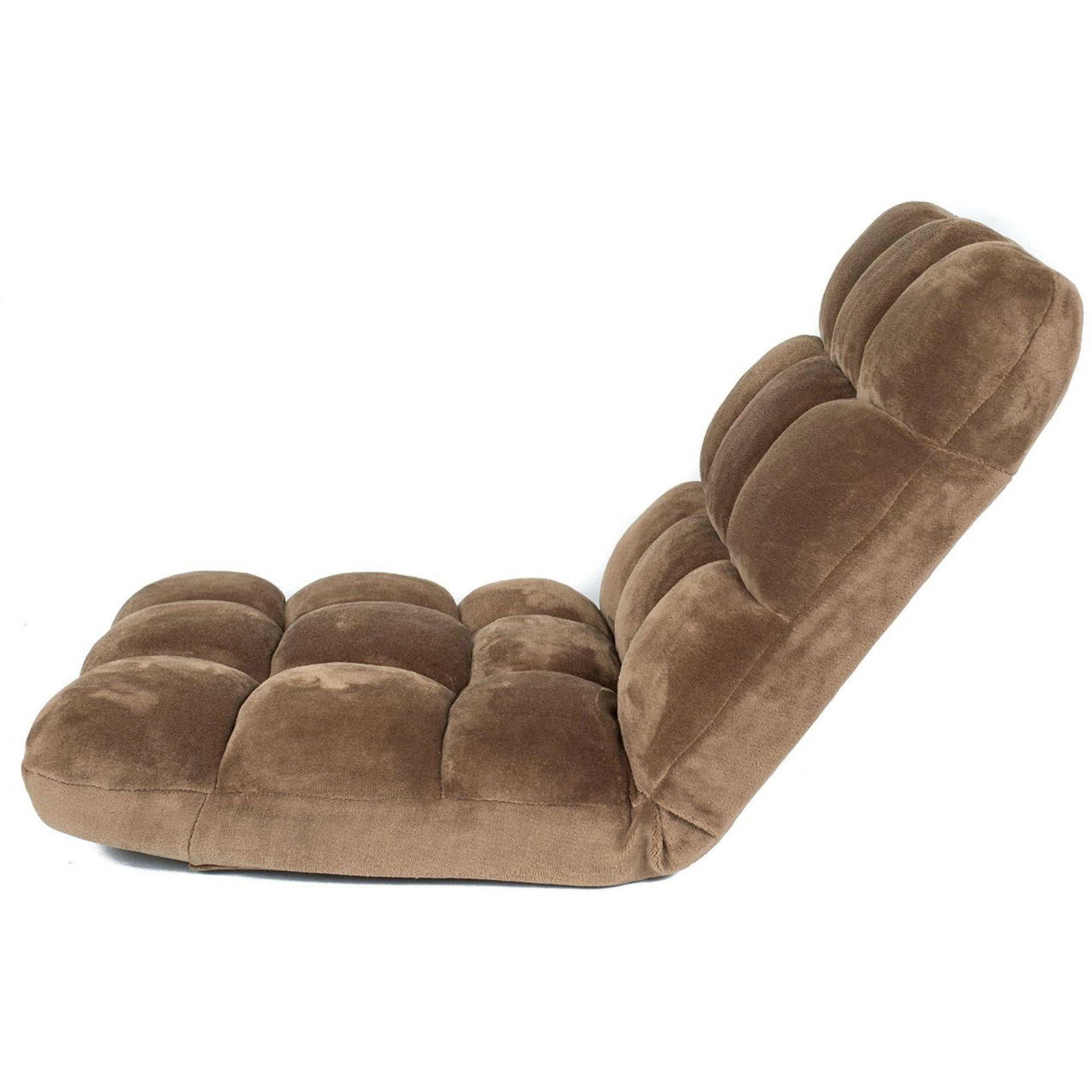 BirdRock Home Adjustable 14 Position Memory Foam Floor Chair Eggplant Walmart