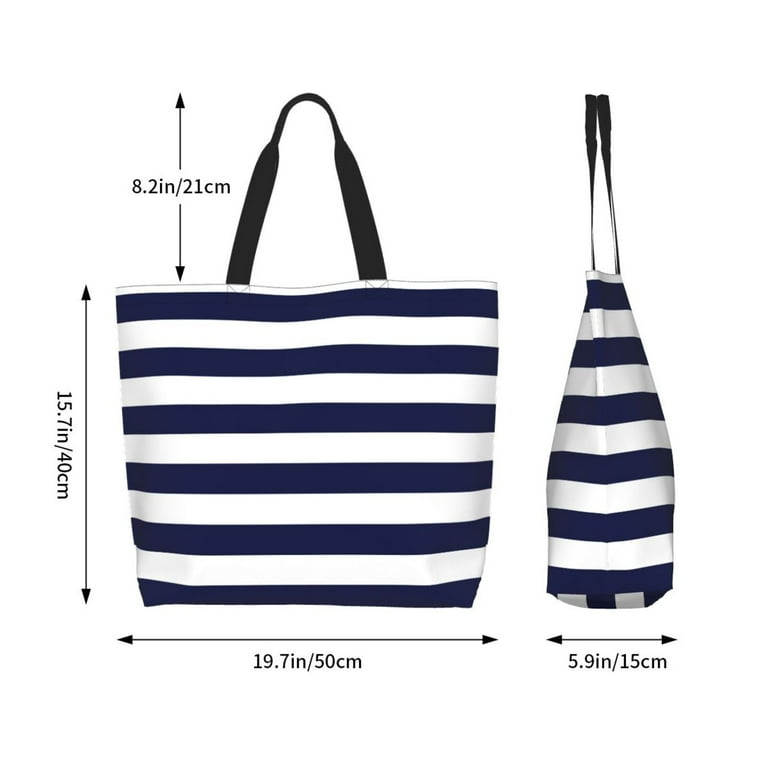 BLUE LUG TOTE BAG (White X Blue） BLUE LUG TOTE BAG (White X Blue）