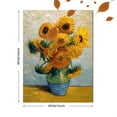 thumbnail image 3 of Van Gogh Sunflowers Canvas Painting Wall Art, Decor for Living Room Bedroom Dining Room Kitchen Hallway, 3 of 8