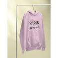 thumbnail image 3 of Paris Mon Amour! Hoodie Women -Image by Shutterstock, Female Small, 3 of 4