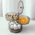 thumbnail image 3 of TSV Rotating Jewelry Storage Organizer, 4-Layer Acrylic Jewelry Box for Earrings Necklaces, Valentines Day Gift, 3 of 7