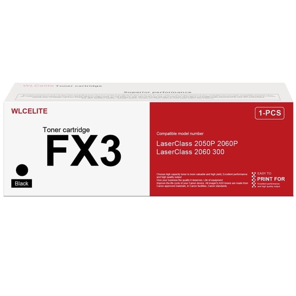 FX3 Black Toner Cartridge Replacement for Canon FX3 Toner Cartridge for High page 3300