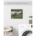 thumbnail image 4 of Drsoum Framed Canvas Vintage Classical Oil Painting 11x14in Rural Farmhouse Room Decor for Laundry Room - Natural Framed, 4 of 8