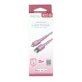 thumbnail image 7 of iHome 6FT Durastrain Ltng to USB-A Nylon Cable with Wrap- Pink, 7 of 7