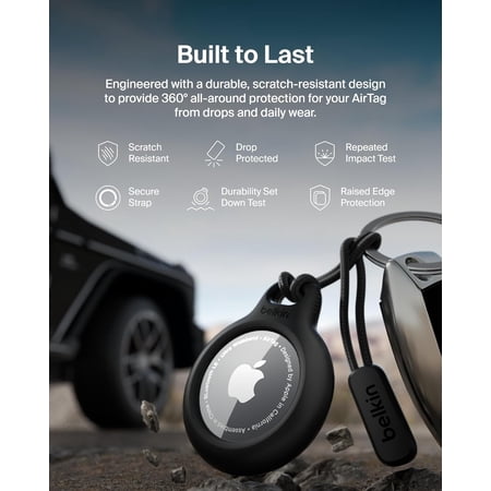 BELKIN AirTag ストラップ保護ケース  ベルキン エアタグケース
