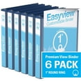 thumbnail image 1 of Davis Group, Easyview Premium, Round Ring, Customizable, View Binder, 6 Pack, 1", 1 of 3
