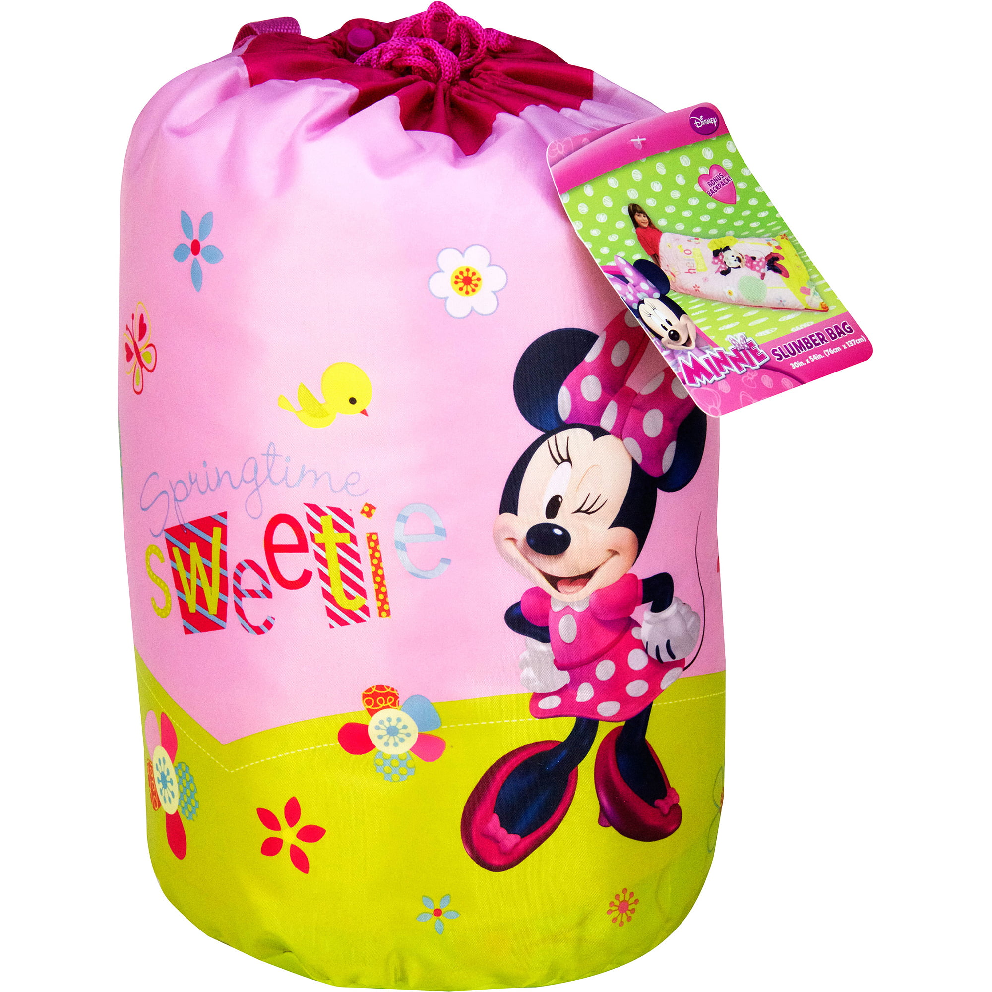 Disney Minnie Mouse Bowtique Garden Party Slumber Bag - Walmart.com