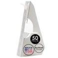 thumbnail image 1 of Golden State Art 7 Inch Self Stick Easel Back Cardboard Stand Single Wing Archival Quality Display Posters Pictures Brochures Easy and Fast Application Pack of 50 White Made in USA, 1 of 1