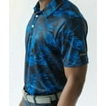 thumbnail image 3 of YATTA GOLF Standout Performance Golf Polo Shirts – Men’s – Midnight Blue – XL, 3 of 3