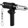 thumbnail image 1 of AMERTEER Riveteur Adaptateur en Alliage Riveteur Électrique Convertisseur Fixation Amovible Électrique Perceuse Rivetage Outils à Main Accessoires avec Poignée Rivet Clé à Tête, 1 of 9