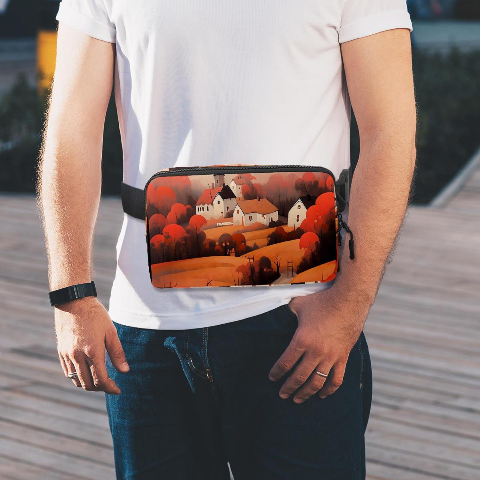 Cartoons Lightweight Adjustable Fanny Pack with Extension Strap - Unisex Crossbody Bag Fanny Bag