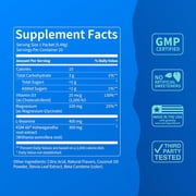 Nello Supercalm Drink Mix - Ashwagandha KSM 66, Magnesium Glycinate & L-Theanine Supplement - Ashwagandha Root Extract - Focus and Relaxation Support (20 Travel Packets) - Passion Colada