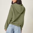 thumbnail image 4 of Pntutb Mujeres Casual Impreso Pullover Manga Larga Con Capucha Bolsillo Blusa Tops Sudaderas Liquidación Pntutb Pntutb-1349, 4 of 6