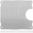 thumbnail image 1 of 10pcs Hinge Repair Plates Stainless Steel Hinge Repair Brackets for Cabinets (Screws Included), 1 of 8