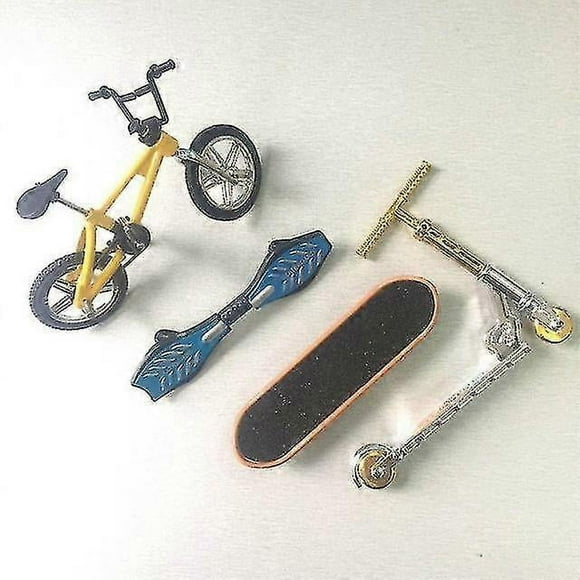 Mini Scooter Two Wheel Scooter Children's Educational Toys Finger Scooter Bike Fingerboard Skateboard Set Adult Kids Boy Toy