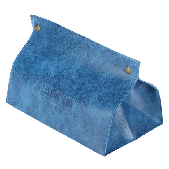 Porta pañuelos, caja de pañuelos de cuero de PU, caja de pañuelos de escritorio original, caja de pañuelos de extracción, probada profesionalmente